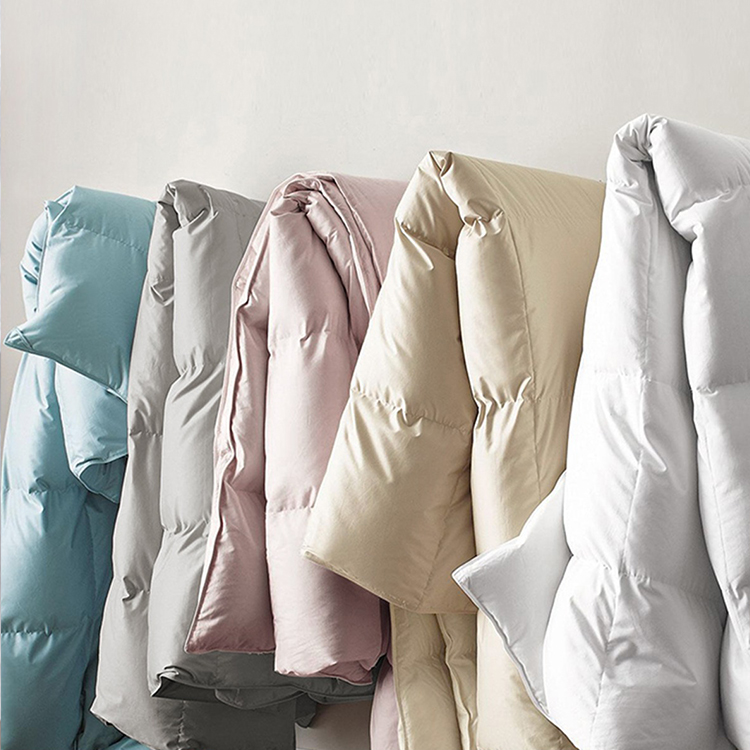 Duck Feather Down Duvets Comforters Solid Cotton Cover Duck Feather Down Duvets Comforters Solid Cotton Cover