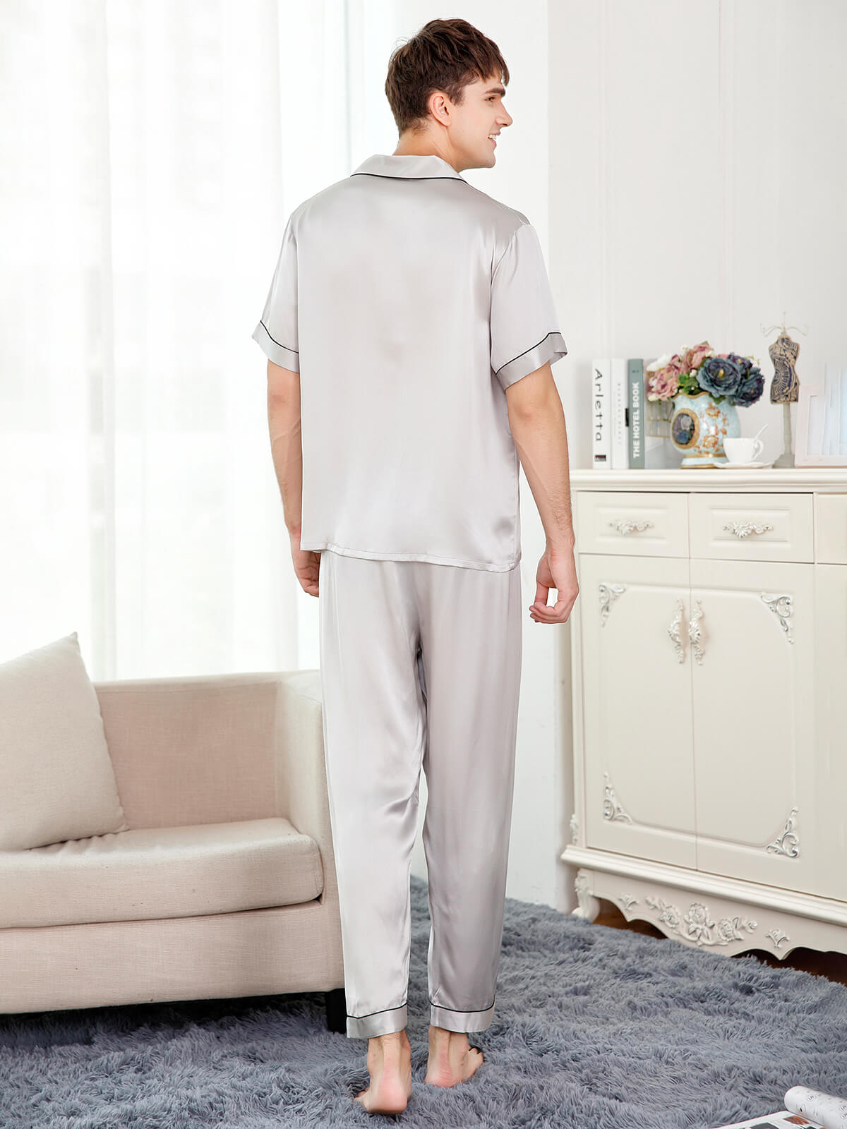 Best Mens Silk Pajamas 100 Pure Silk Sleepwear