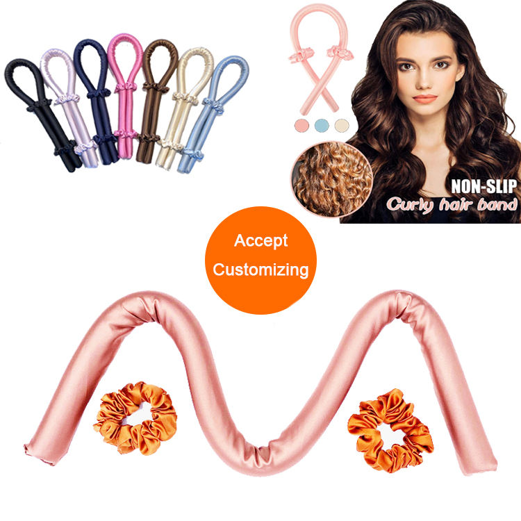 Silk Satin Silky Heatless Hair Curler Roller Manufacturer Silk Satin Silky Heatless Hair Curler Roller Manufacturer