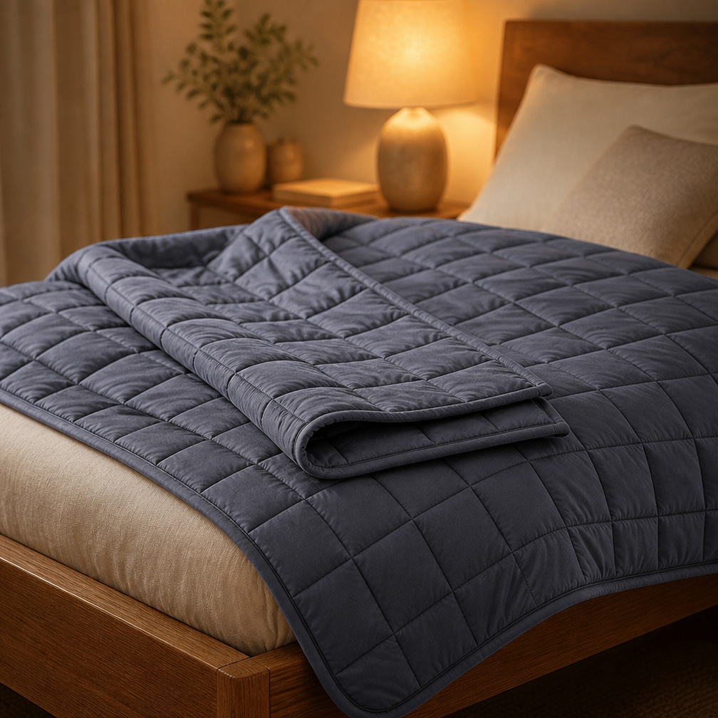 Custom Print Bamboo Cotton Weighted Blanket 5-25lbs Custom Print Bamboo Cotton Weighted Blanket 5-25lbs