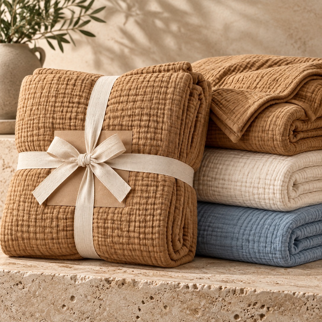 Muslin Blanket Manufacturer – 4 Layer 100% Cotton OEM & ODM