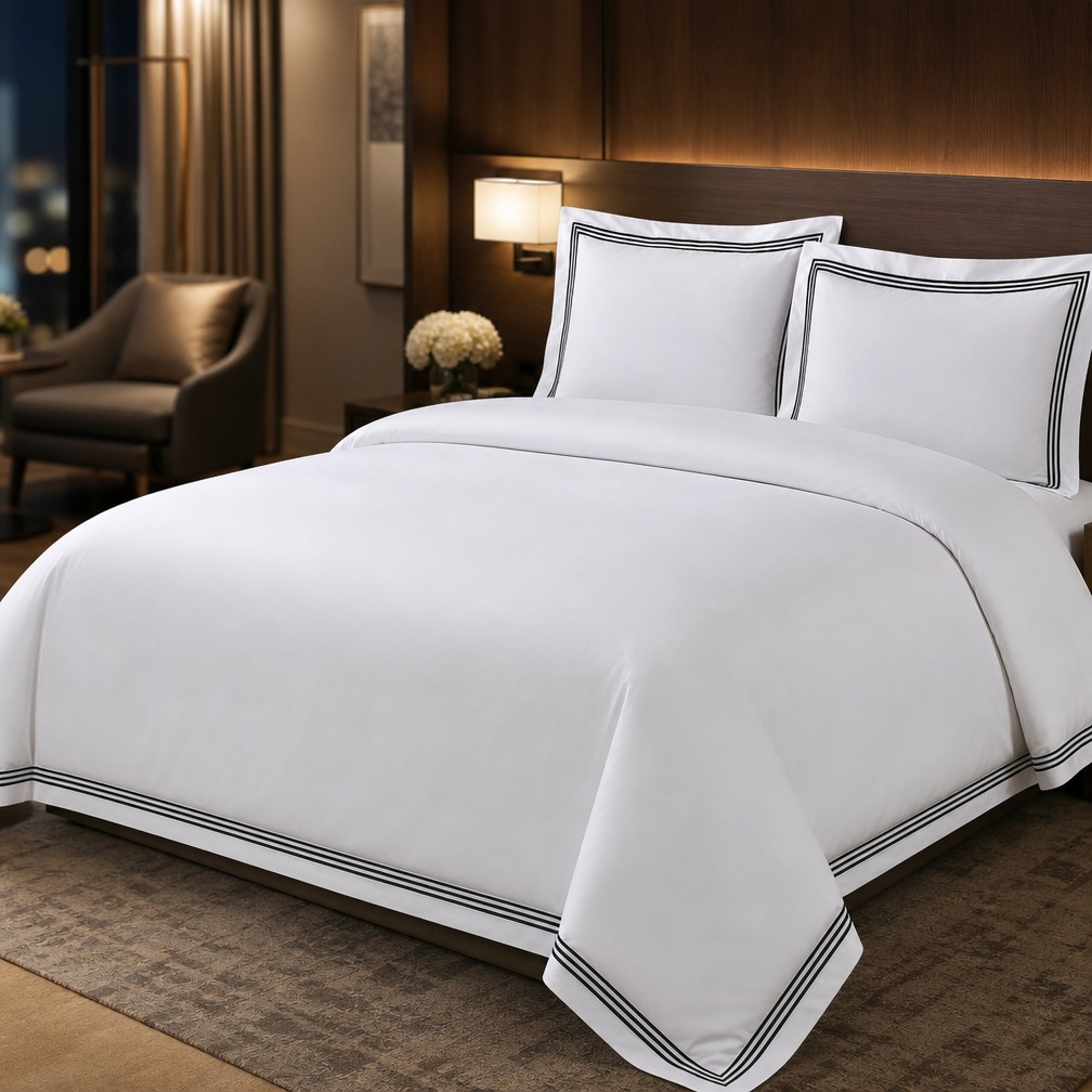 hotel down alternative comforter and bedding set